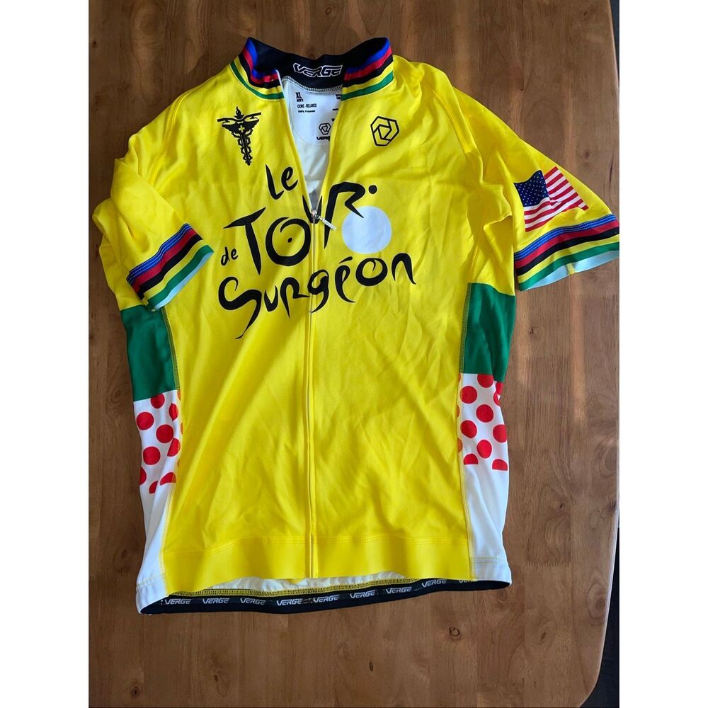 Verge SPORT bold collection jersey SS casual sport cycling sz M‎